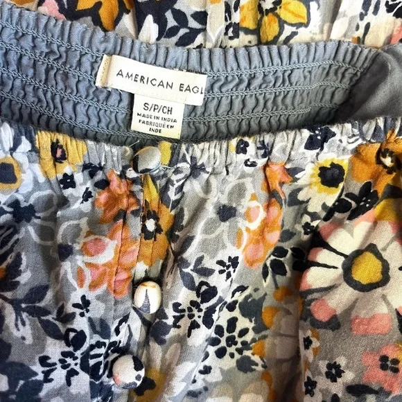 American Eagle Floral Backless Mini Dress 
Boho Minimalist Summer 
Size Small - Picture 7 of 7